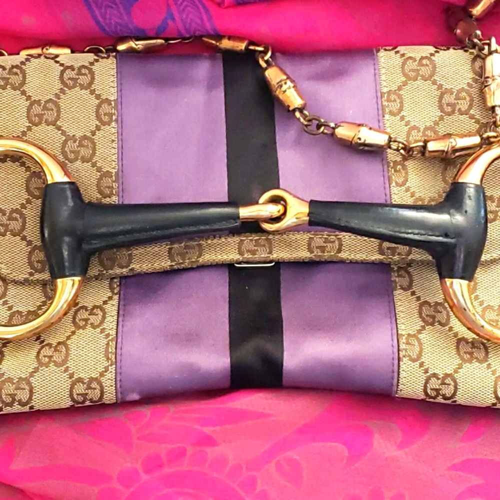 GUCCI TOM FORD RUNWAY LIMITED EDITION HORSEBIT CLUTCH BAG